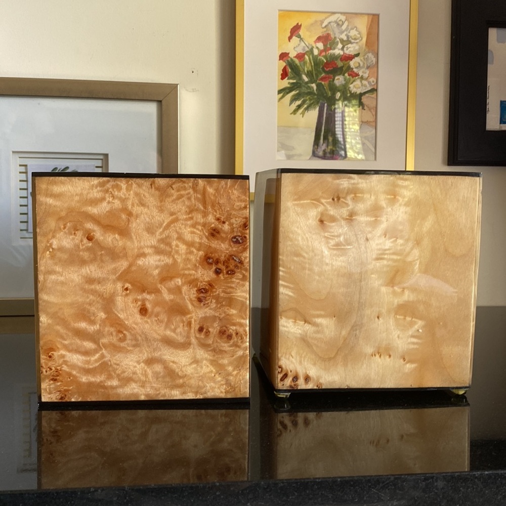 Hollywood regency tissue boxes